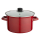 Garnek i rondel Altom Garnek emaliowany 24 cm 4,6 l pokrywka merlot indukcja